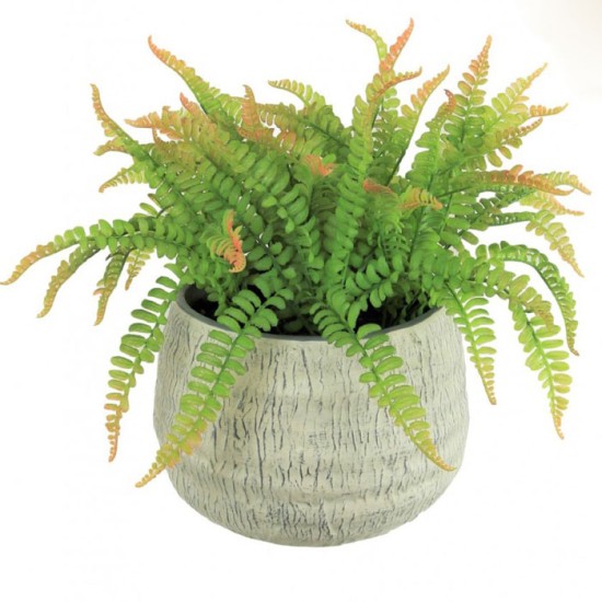 Large Artificial Fern in Stoneware Pot Artificial Plants